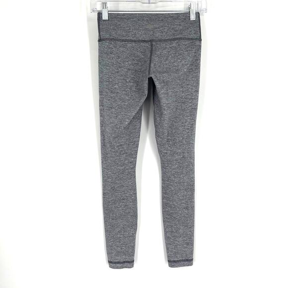 Lululemon Wunder Under 26" Heathered Gray Size 4 - Picture 8 of 9